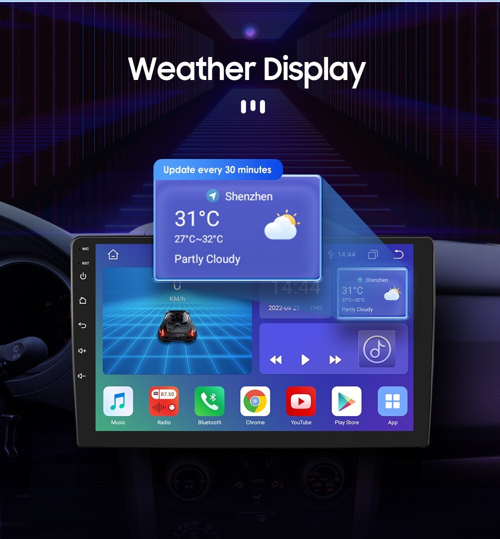 10.1″ Android 10 2 DIN Car Radio Player Stereo GPS Head unit 8+128GB Octa Core