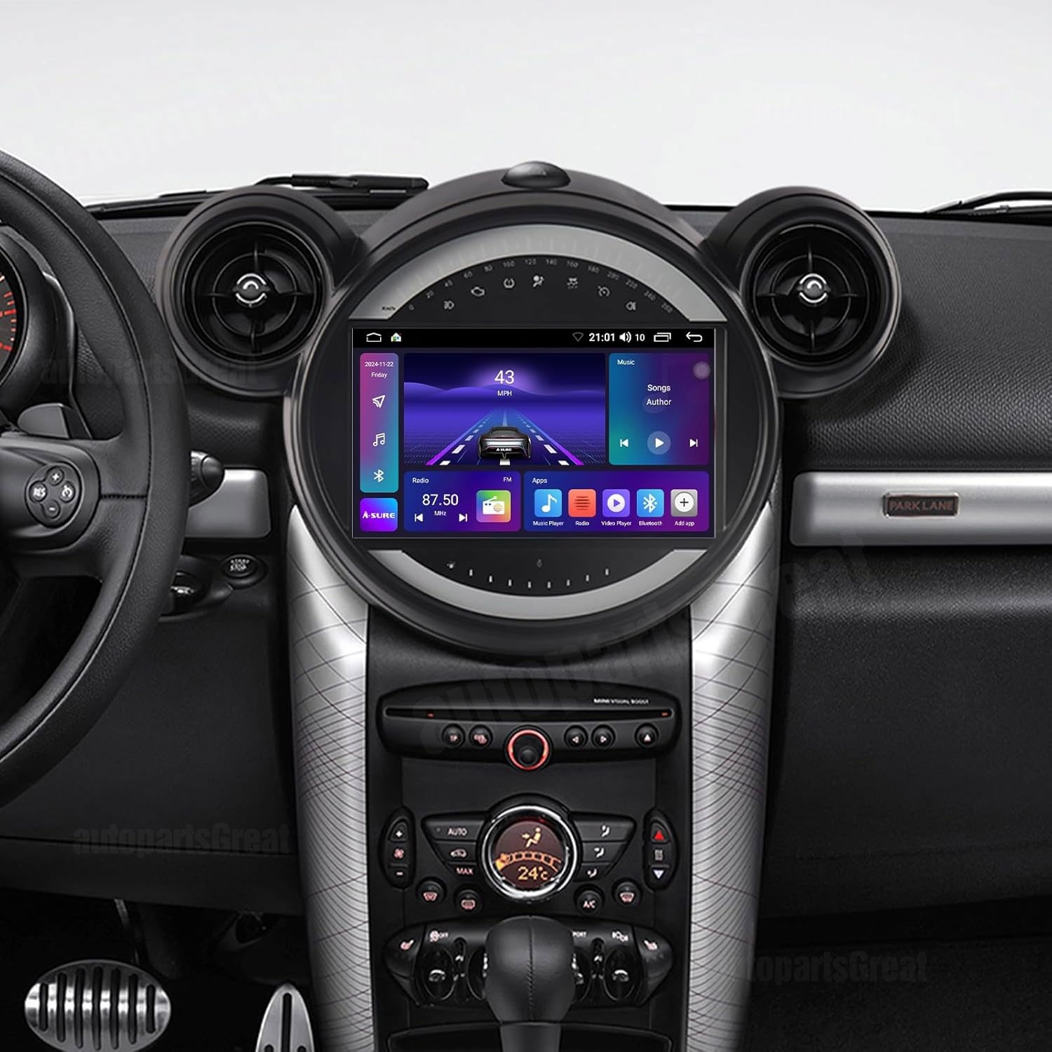 For Mini Cooper Countryman Paceman 2008-2014 Android 13 Car Radio GPS Head Units