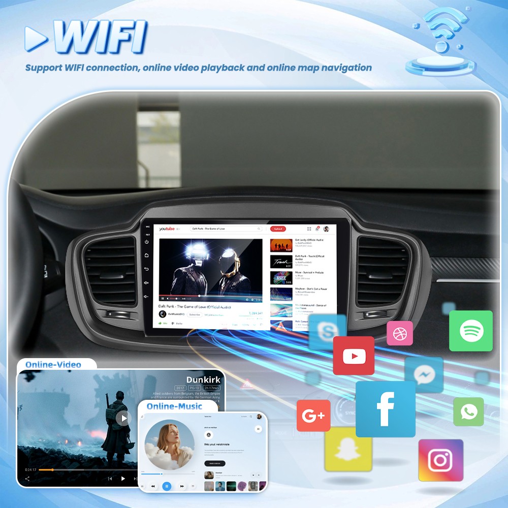 4+64GB For Kia Sorento 2015-2020 Android 15 Carplay Stereo Radio GPS Screen +Cam