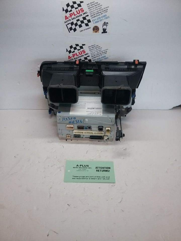 2020 LEXUS RX350 RECEIVER AND CLIMATE CONTROL FITS 20-22 ID 861200E680