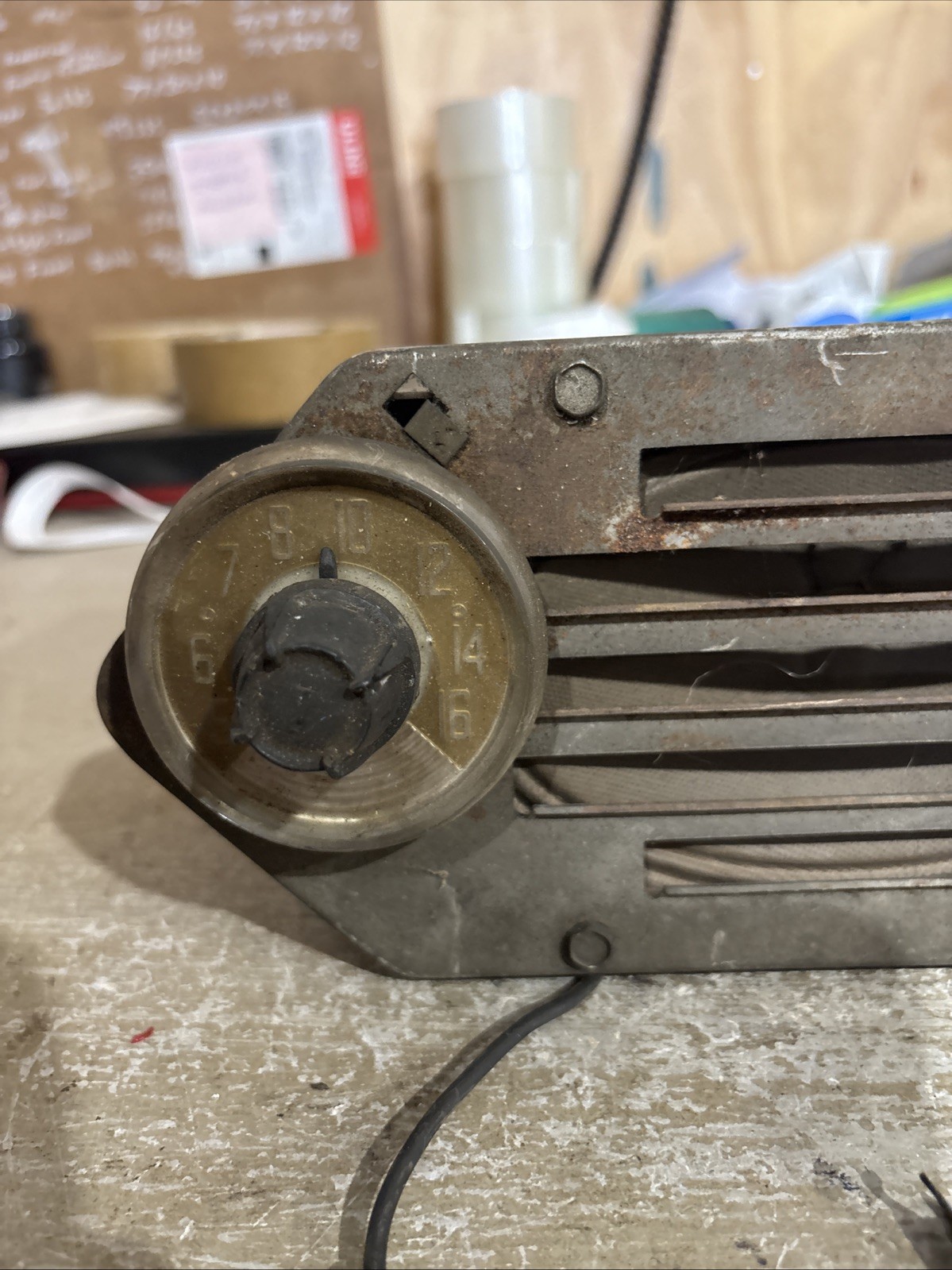 1956 Nash Rambler Vintage Motorola 6MR 12v AM Car Radio Not Working For Parts