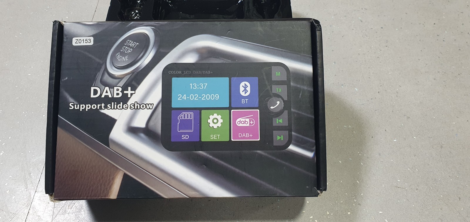 DAB+ with BT & SD card support slide show new