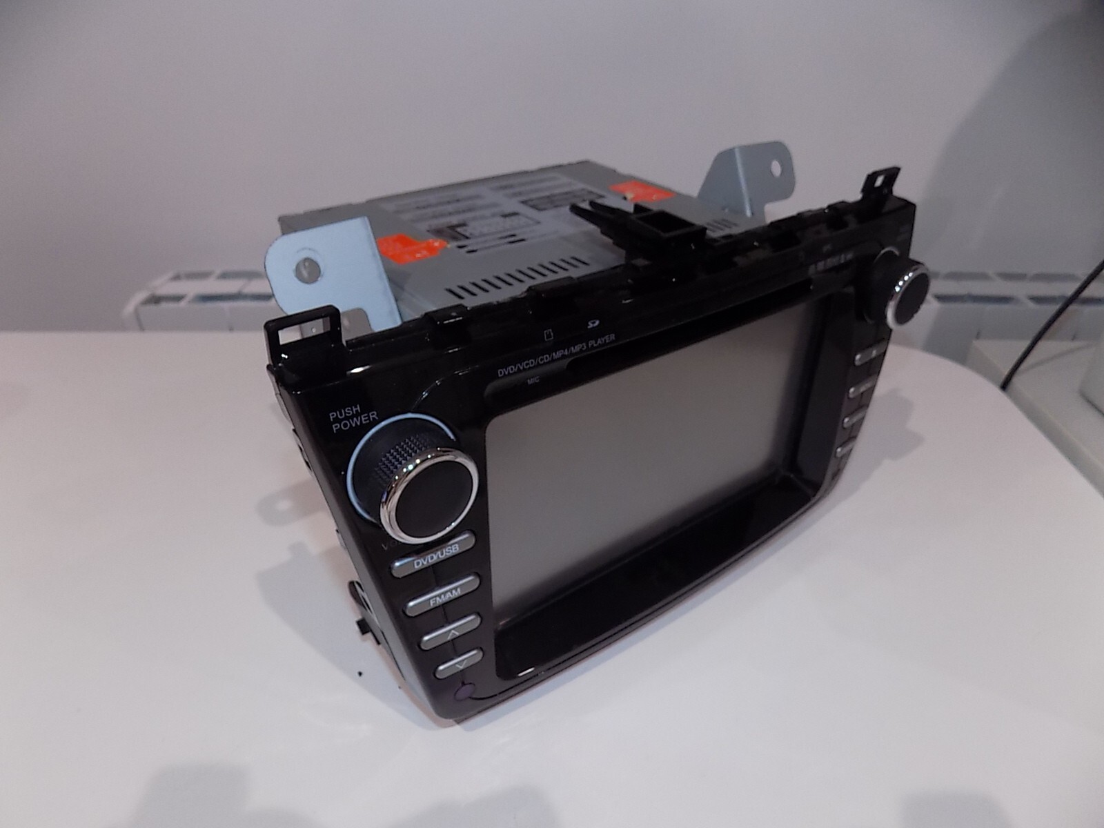 DVD VCD CD MP4 MP3 X11-15302 Player Car Stereo Head Unit Black Untested Parts