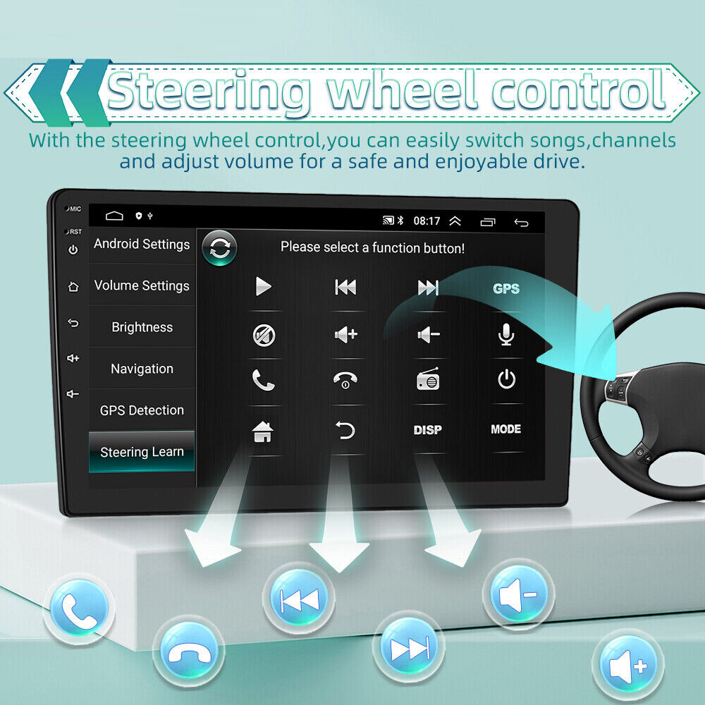 Android 15 Auto Carplay Car Stereo Radio GPS 2+64G For BMW Mini Cooper 2007-2014