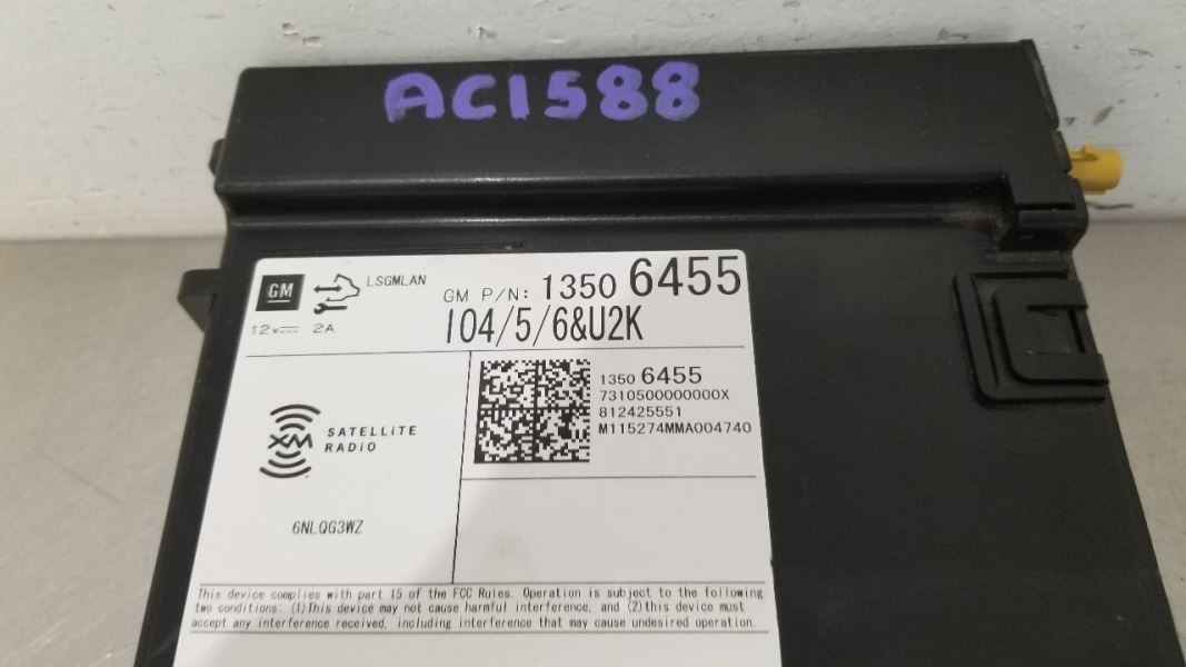 15 GMC SIERRA DENALI 1500 RADIO AUDIO RECEIVER 13506455