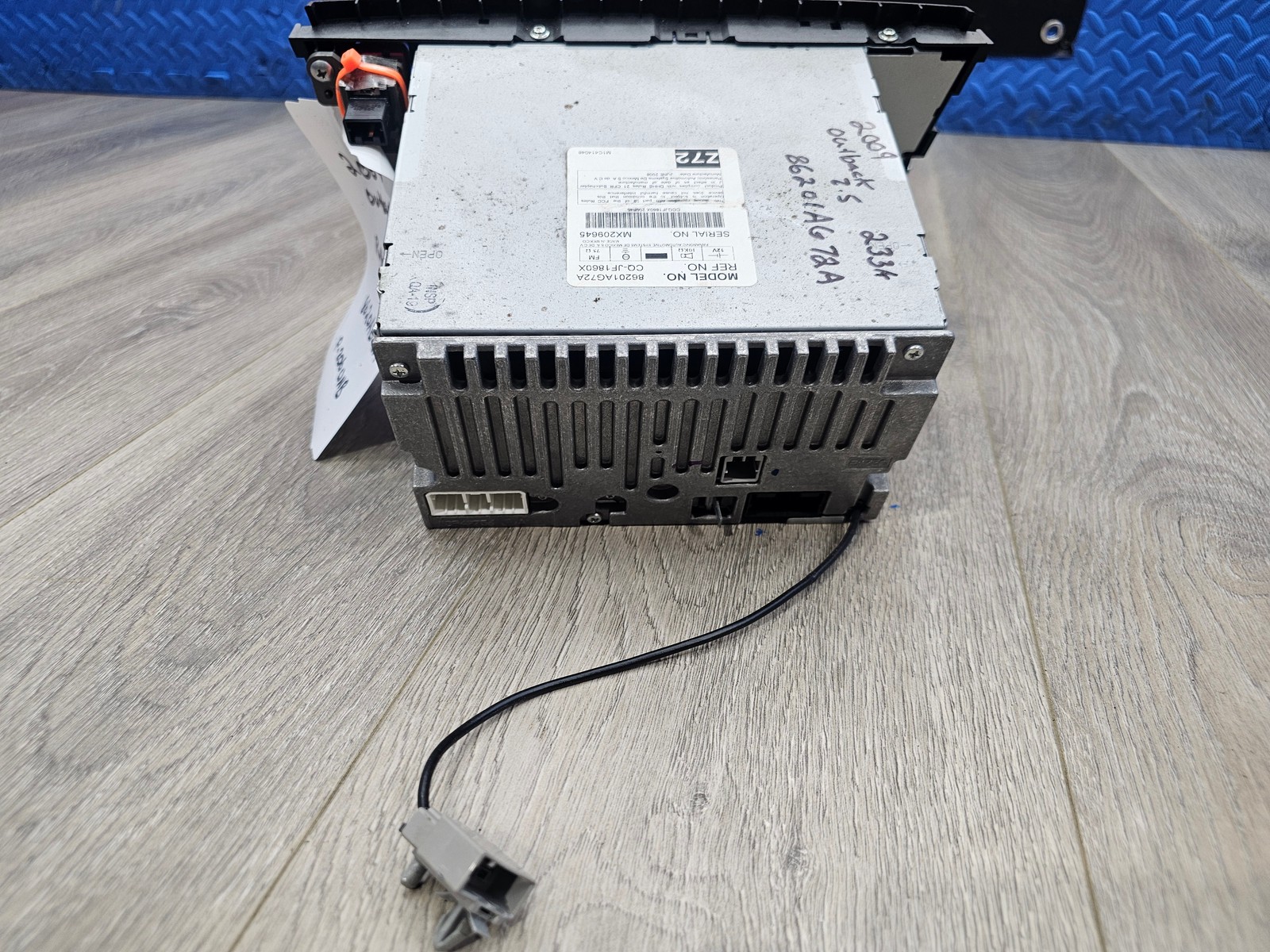 2009 Subaru Legacy outback 2.5 radio assembly 86201AG72A