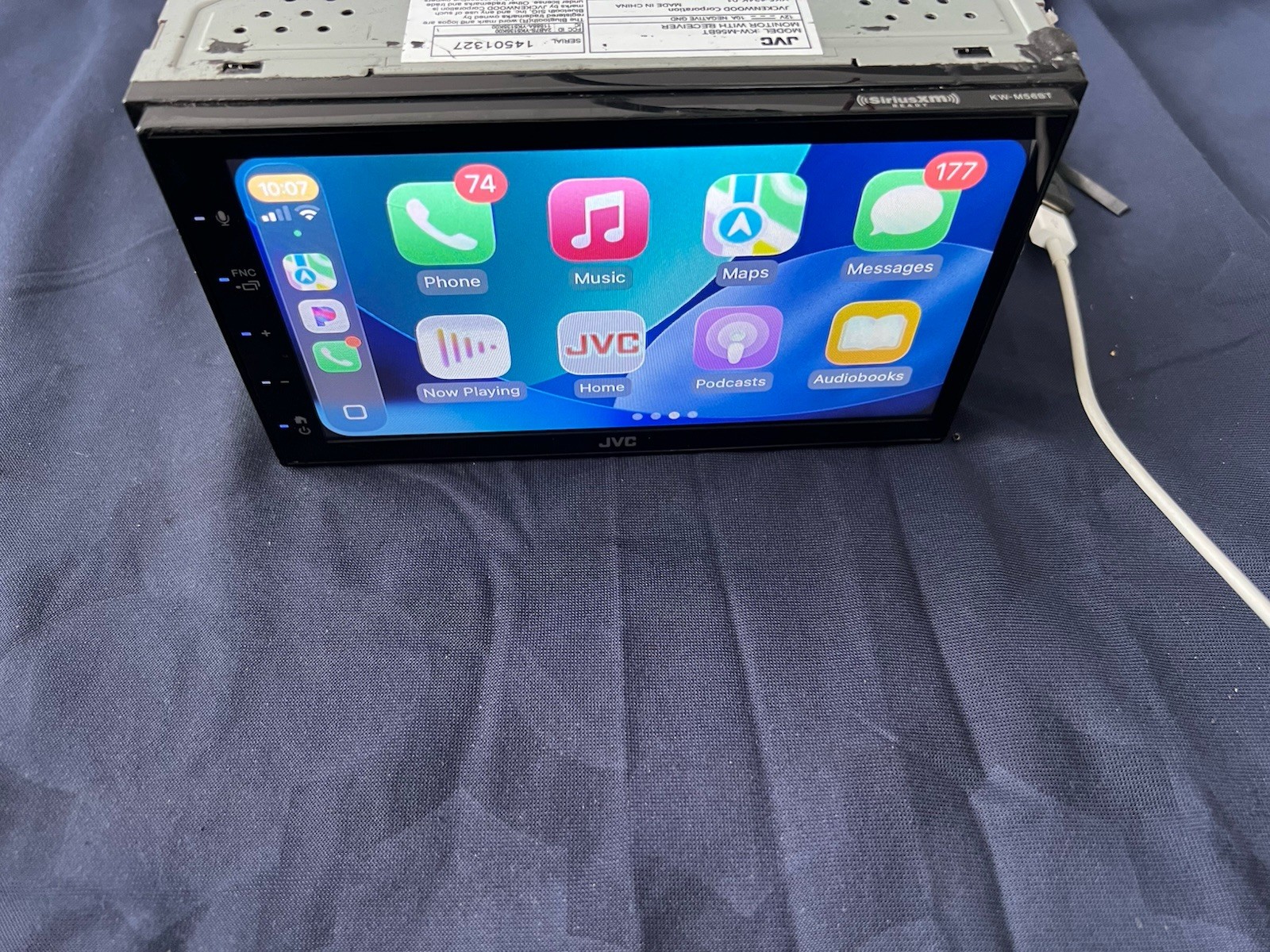 ⭐️Pre-Owned,TESTED⭐️ JVC APPLE CARPLAY| BT| USB| AM/FM-(KW-M56BT)