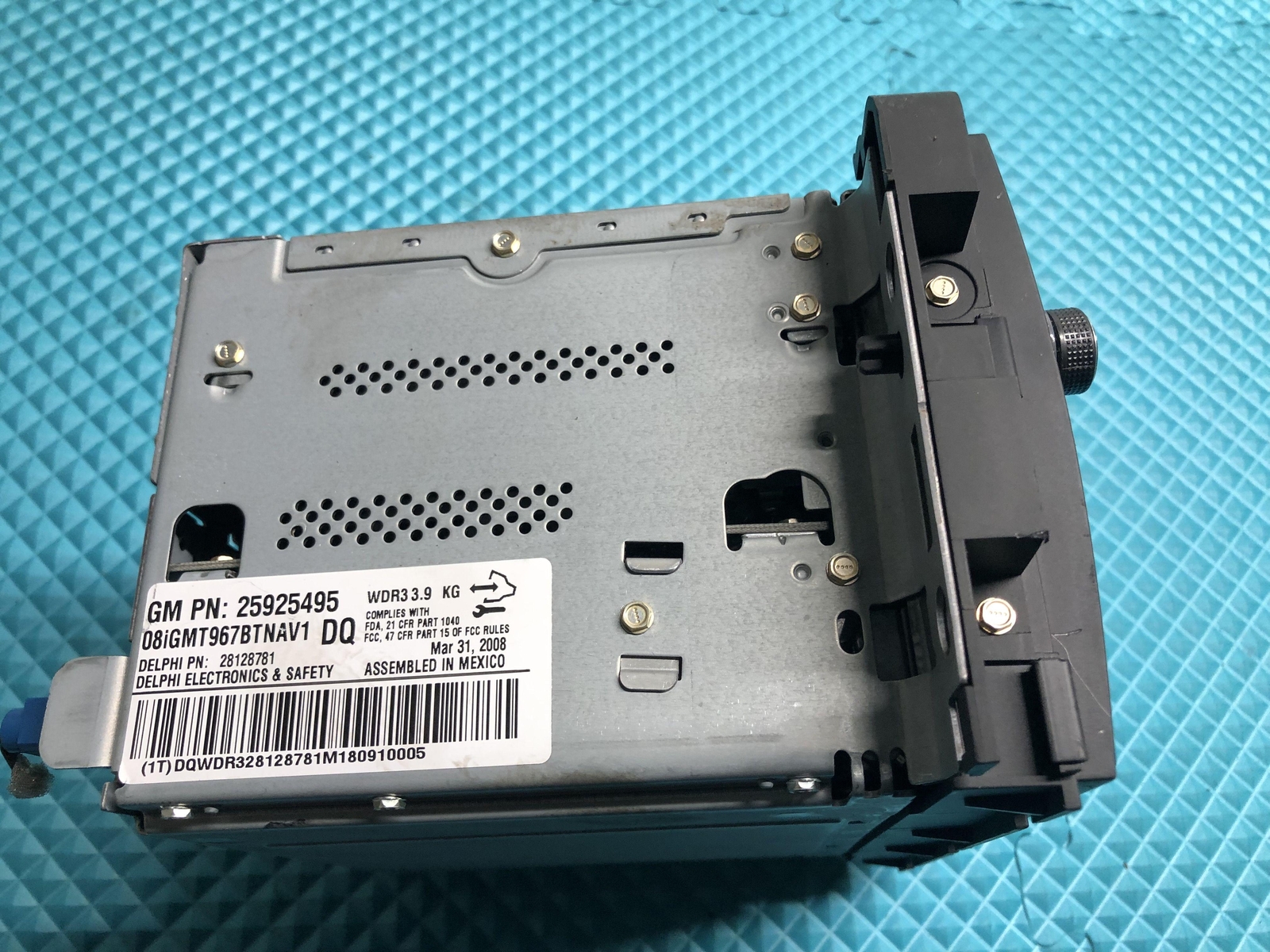 07-12 BUICK ENCLAVE RADIO NAVIGATIONCD PLAYER 25925495 May Need Programming