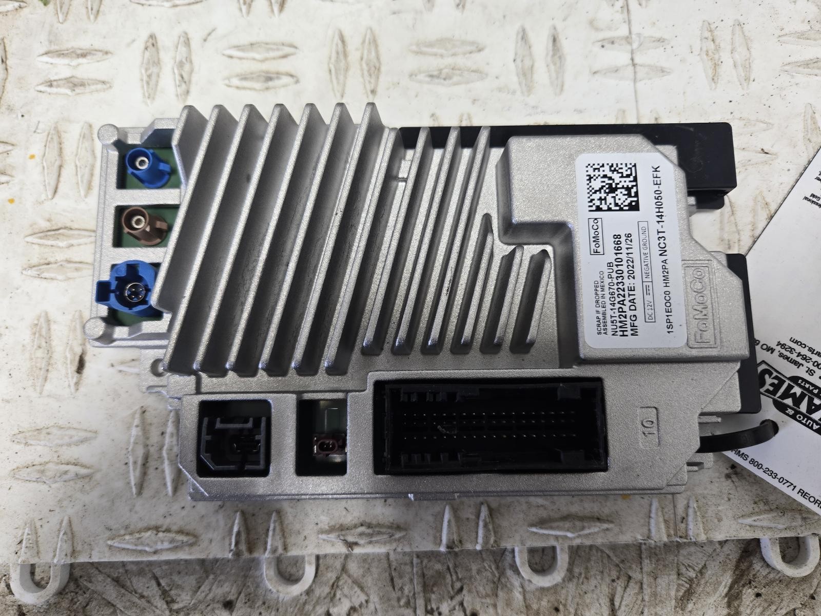 2019-2022 Ford F250-F350SD Front Dash Radio/Receiver, Silver, ID NU5T-14G670-PUB