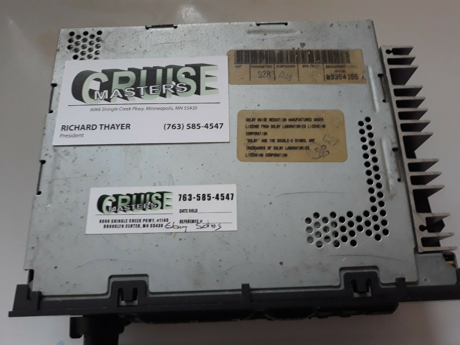 2002 2001 2000 1999 1998 1997 1996 1995 GM GMC truck am/fm cd radio silverado
