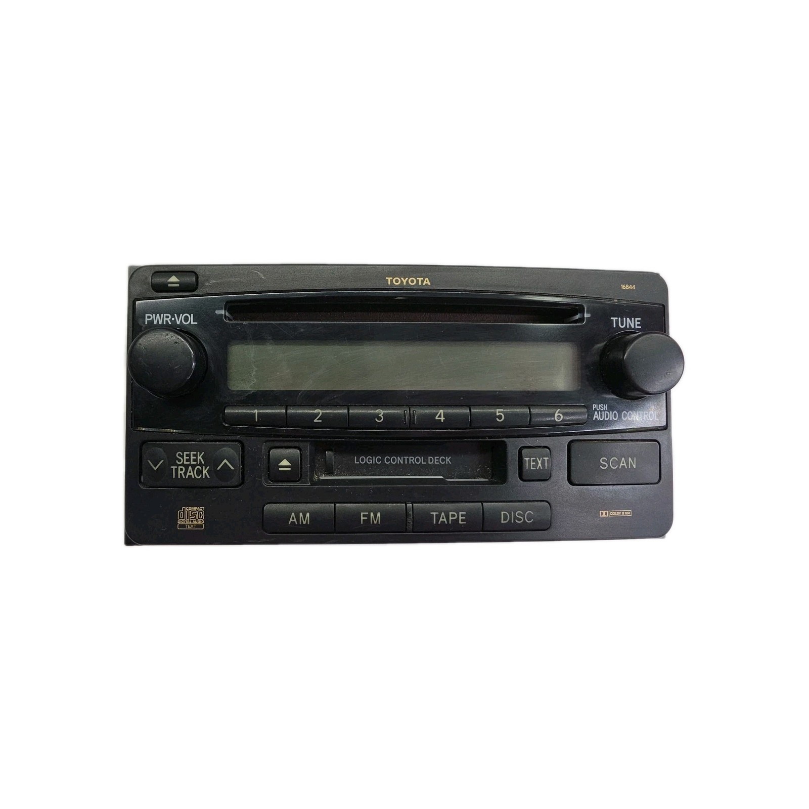 2003 2004 2005 TOYOTA RAV4 Radio cd Cassette Player 86120-2B761 OEM 16844 Works
