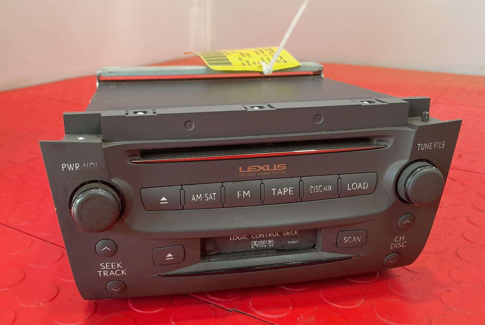 08-09 Lexus GS350 GS450 GS460 Pioneer Radio Receiver ID P6869 OEM 8612030F90E0