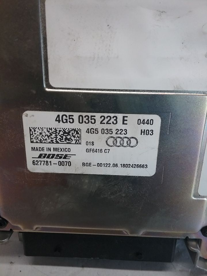 2018 PORSCHE MACAN BOSE AUDIO RADIO AMPLIFIER FITS 17-18 ID 4G5035223E