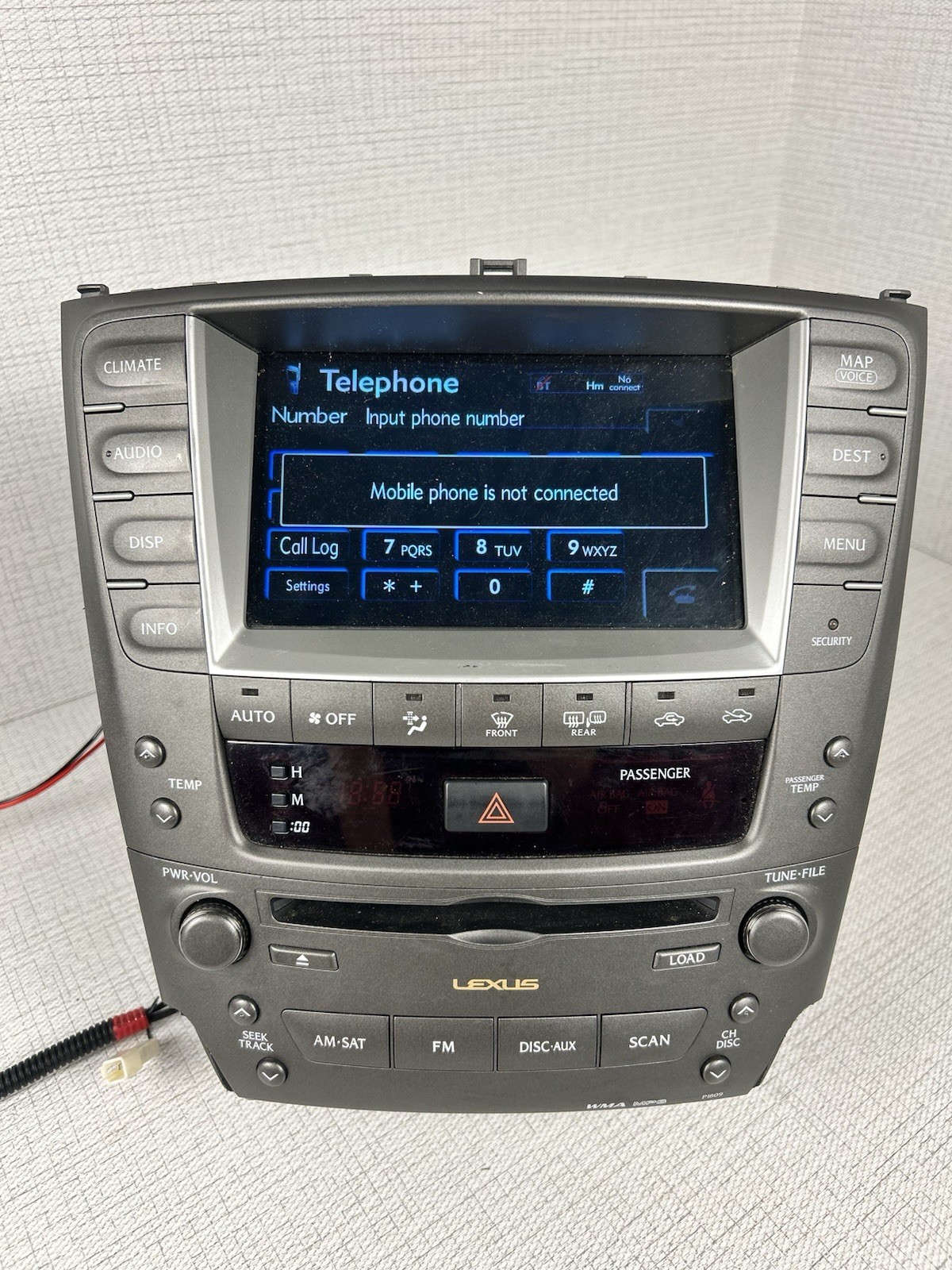 READ!!!06 – 09 LEXUS IS250 IS350 NAVI RADIO GPS STEREO UNIT SCREEN 86111-53050