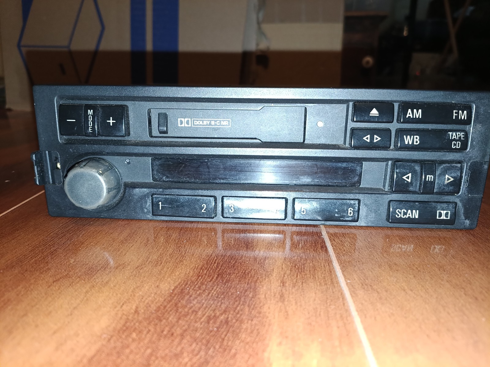 ALPINE BMW RADIO STEREO CASSETTE Bluetooth c33 din us 65128380233 Works, No Code