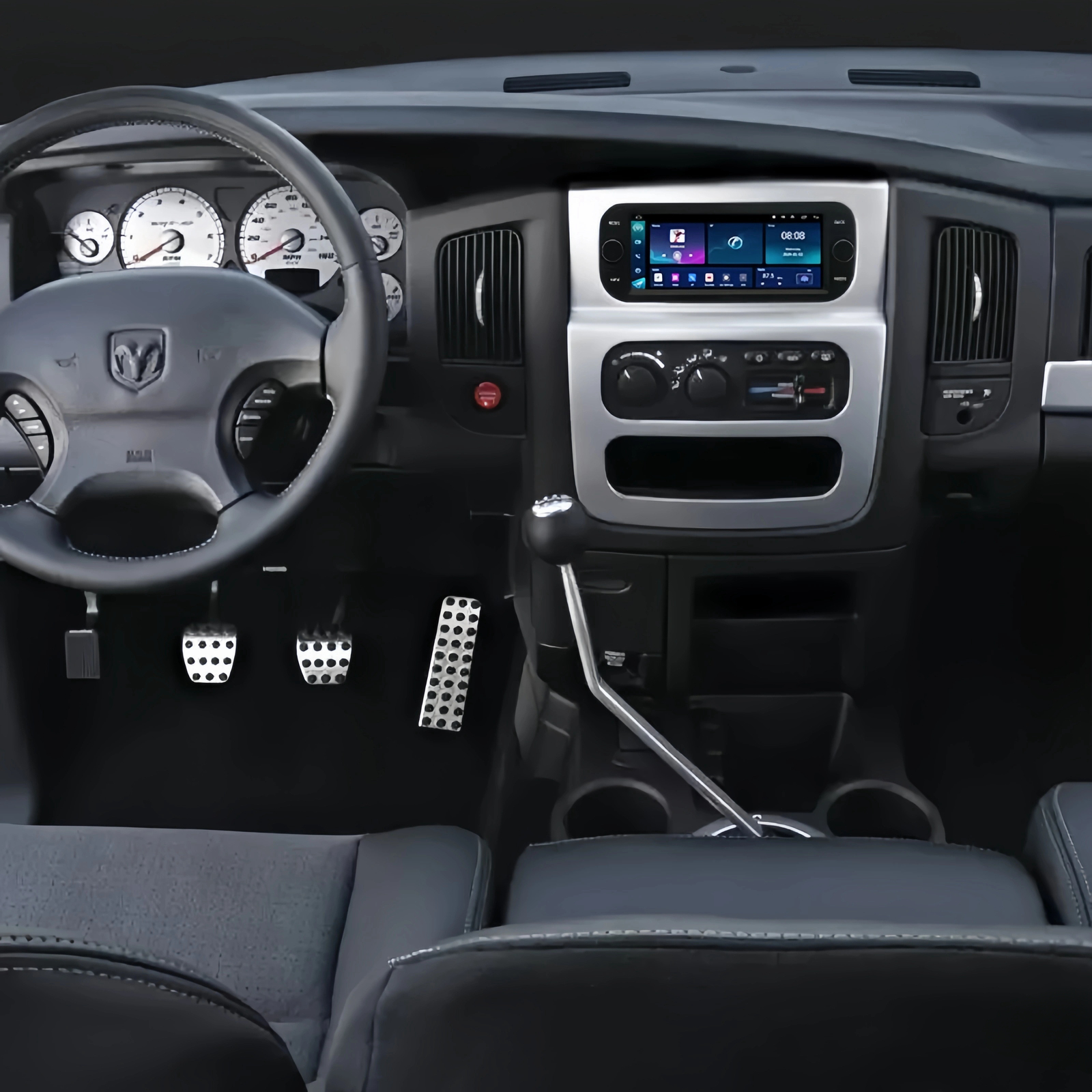 6.86″ Radio For Dodge Ram 1500 2500 3500 2002-2005 Carplay Android 13 GPS Player