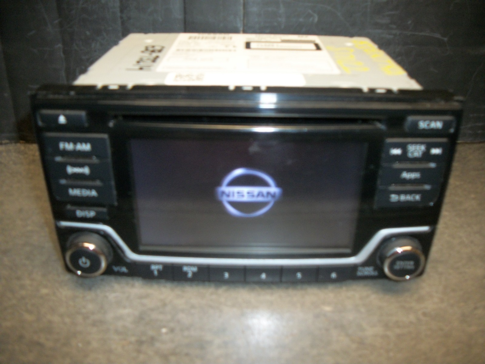 2015 NISSAN SENTRA 5″ Screen SAT Radio CD BLUETOOTH 281859MB0A TESTED