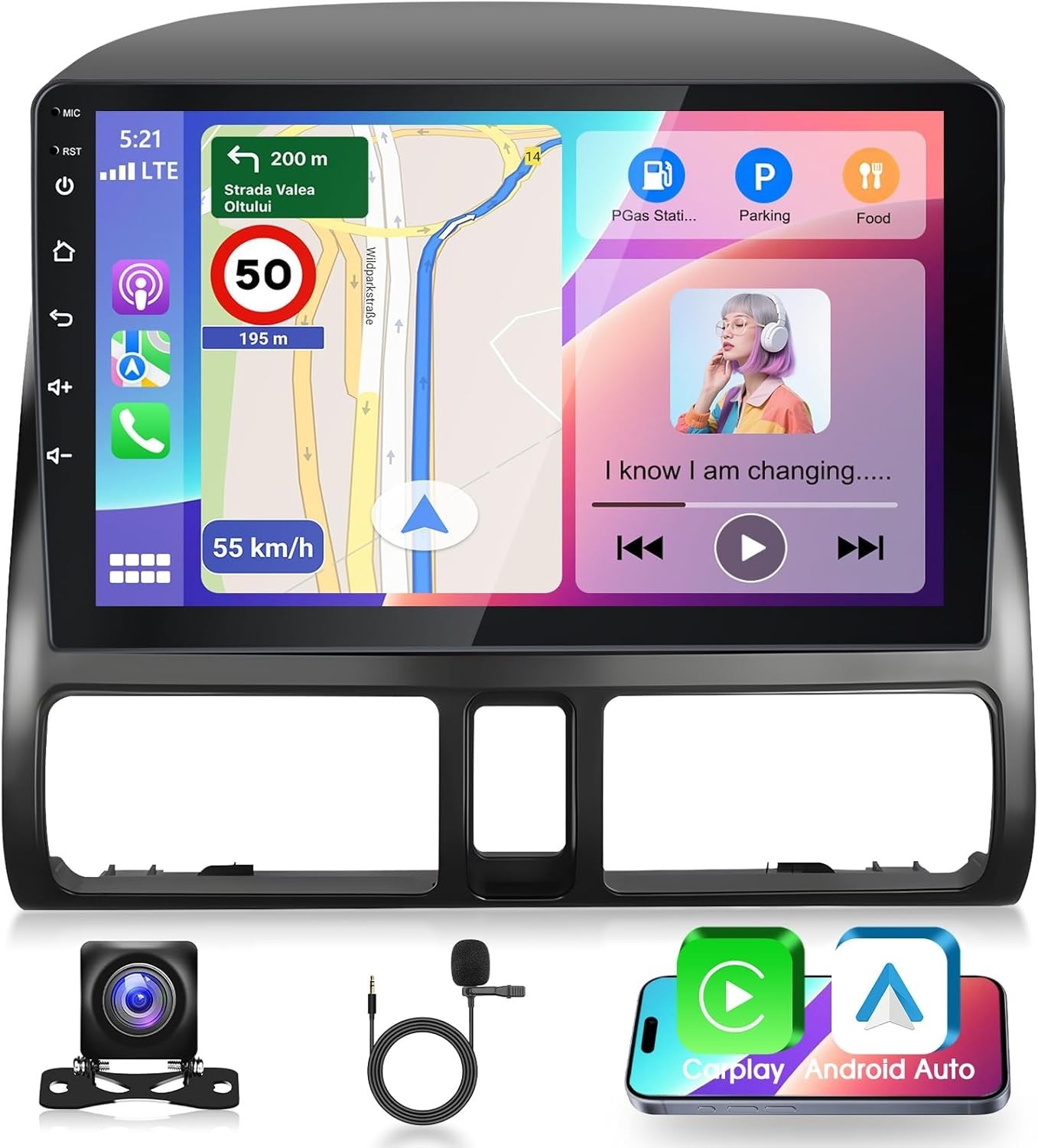 2002-2006 Honda CR-V 9 Inch Android Car Stereo Wireless CarPlay Android Auto GPS
