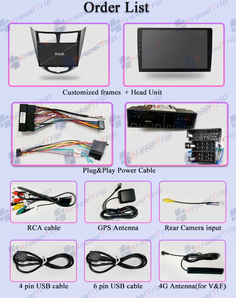 8 Core android Car Radio for Hyundai Solaris Verna Accent 2010 – 2016 Carplay