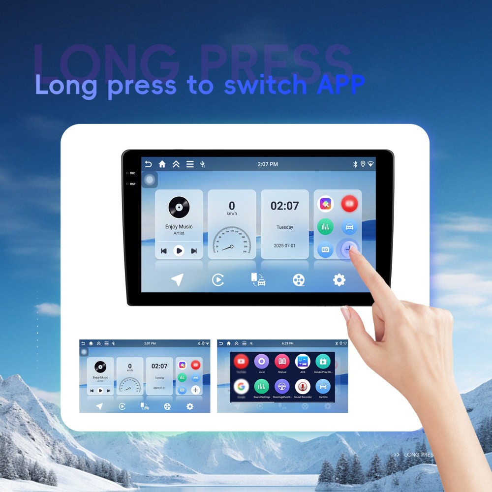 4+128GB Carplay Car Stereo Radio Android 15 GPS Navi For Dodge Charger 2011-2014