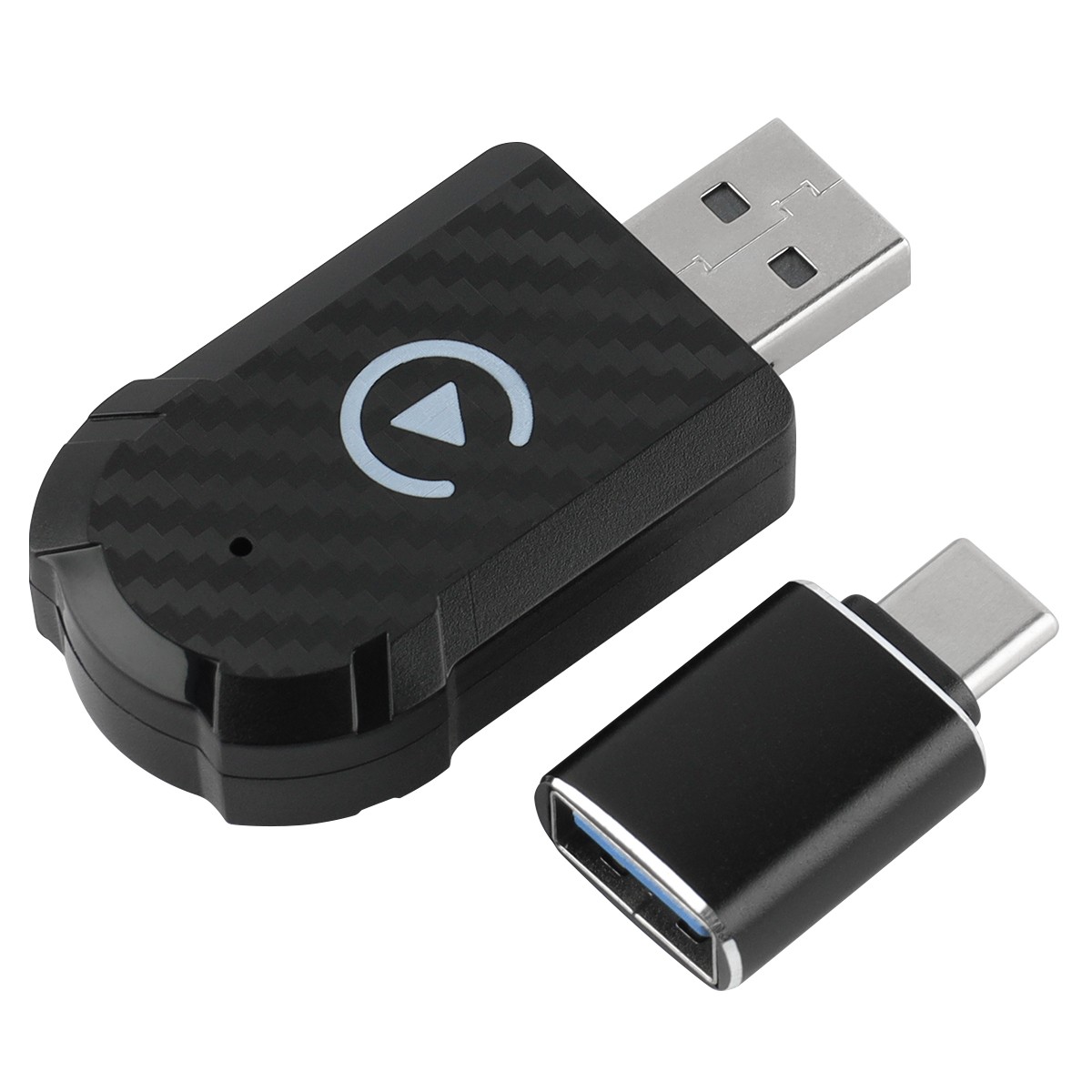 New Wireless CarPlay Android Auto Adapter Dongle Plug n Play Auto Connect BT 5.0