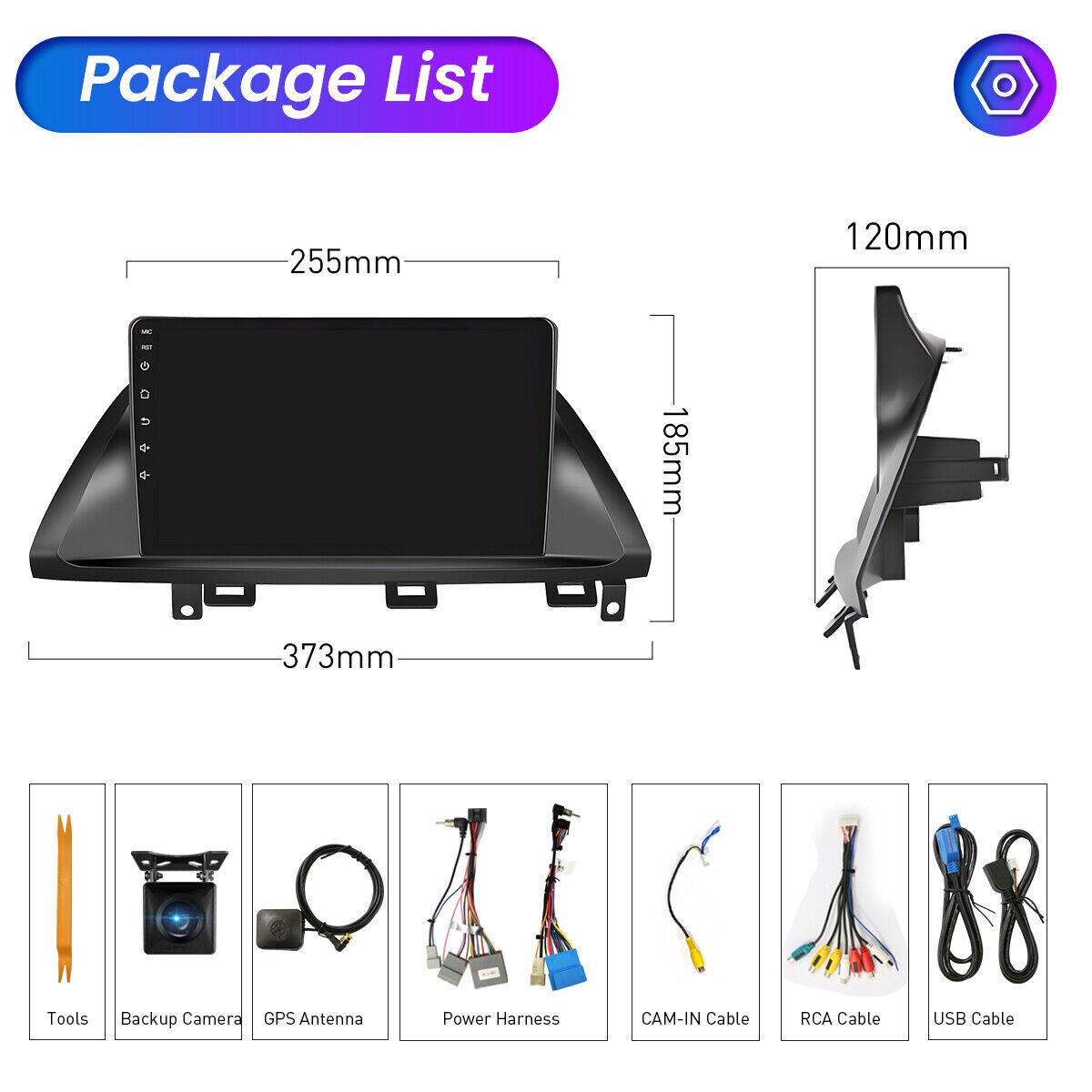 Radio Carplay For 2005-2010 Honda Odyssey FM RDS Touchscreen EQ Cam