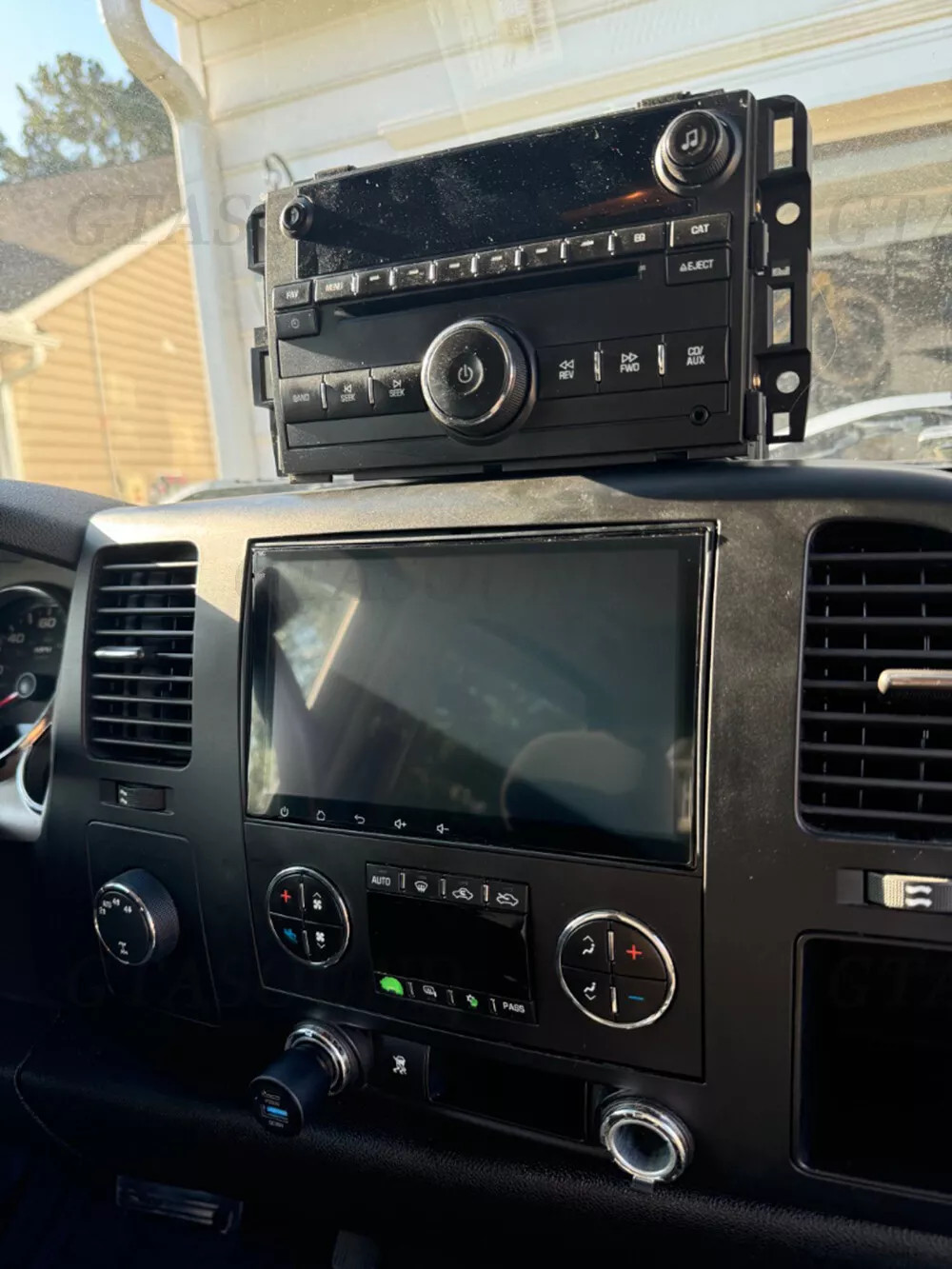 Car Radio Stereo Carplay For 2009-2012 Silverado GMC 4+64G 8in WiFi Mirror Link