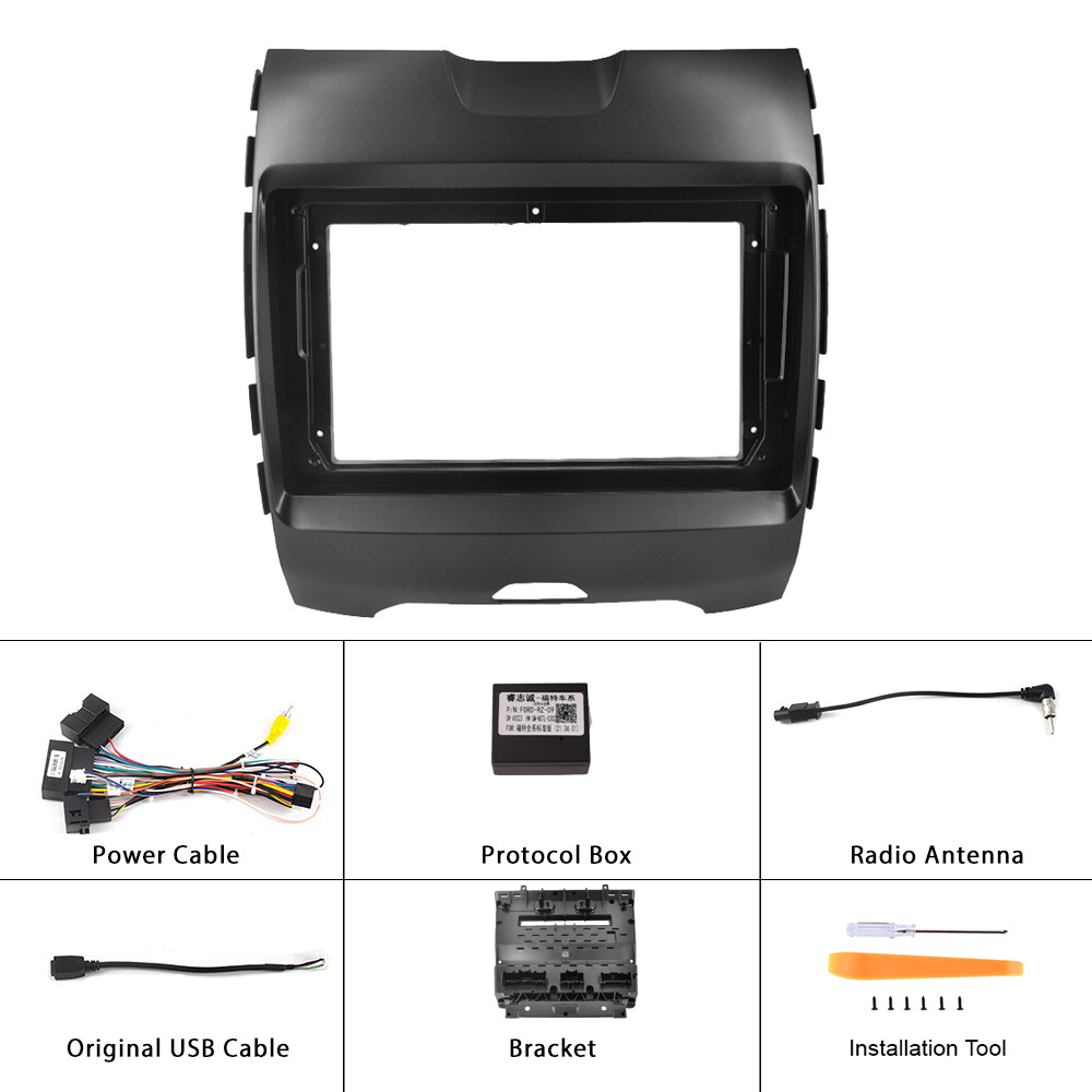 For Ford Edge 2015-2018 Car Stereo Carplay Radio Android 13 GPS Navi WiFi 2+32GB