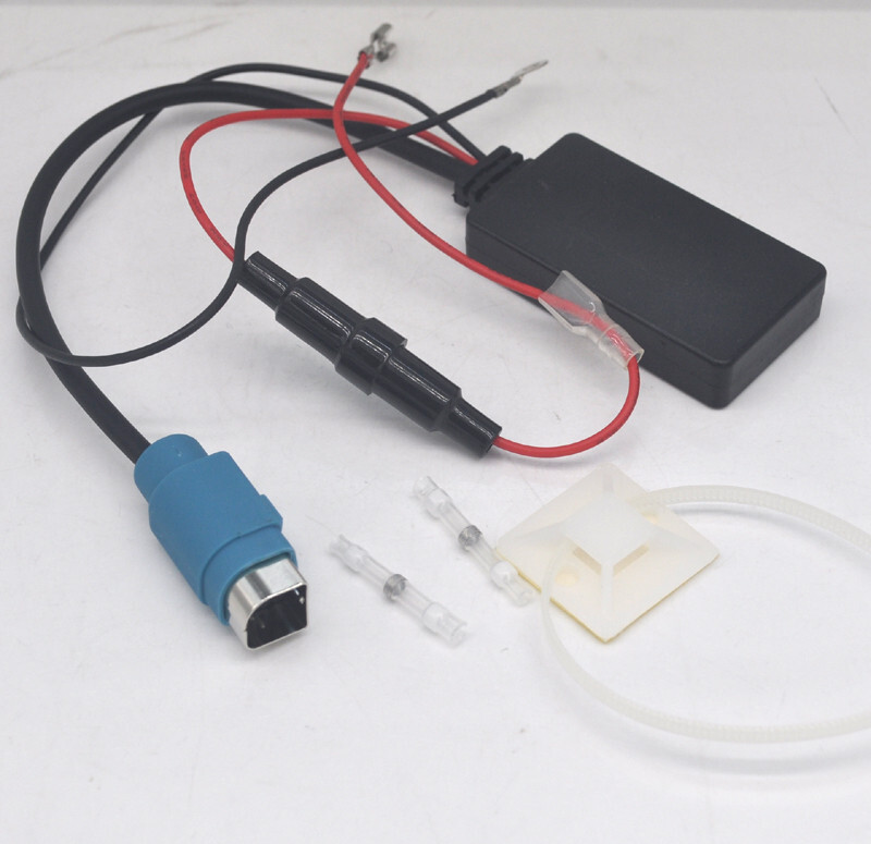 BLUETOOTH adaptor AUX in D-shape for Alpine CDA-118M iDA-X100M CDA-9886m Marine