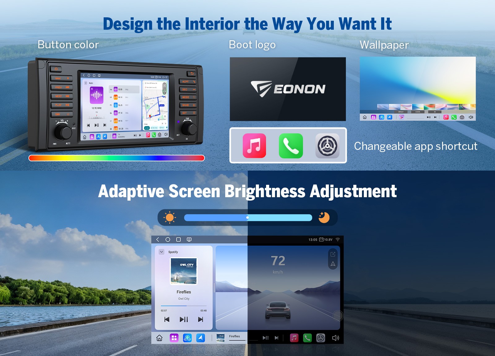 7″Android QLED 6+64 for BMW E39 530i 528i M5 Car Stereo Radio CarPlay GPS WiFi 6