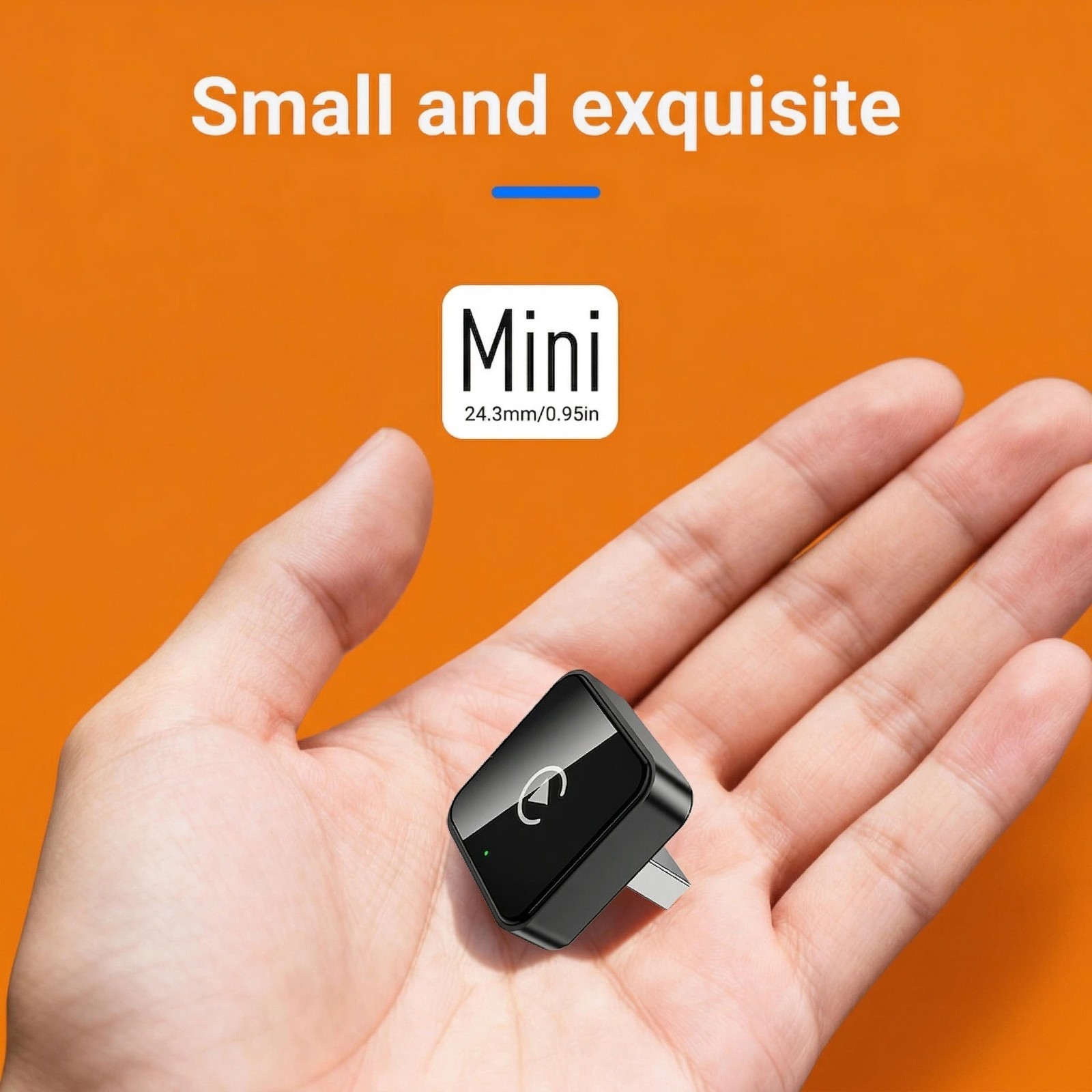 Wireless CarPlay Adapter for Apple iPhone & Android Auto USB Adapter Plug & Play