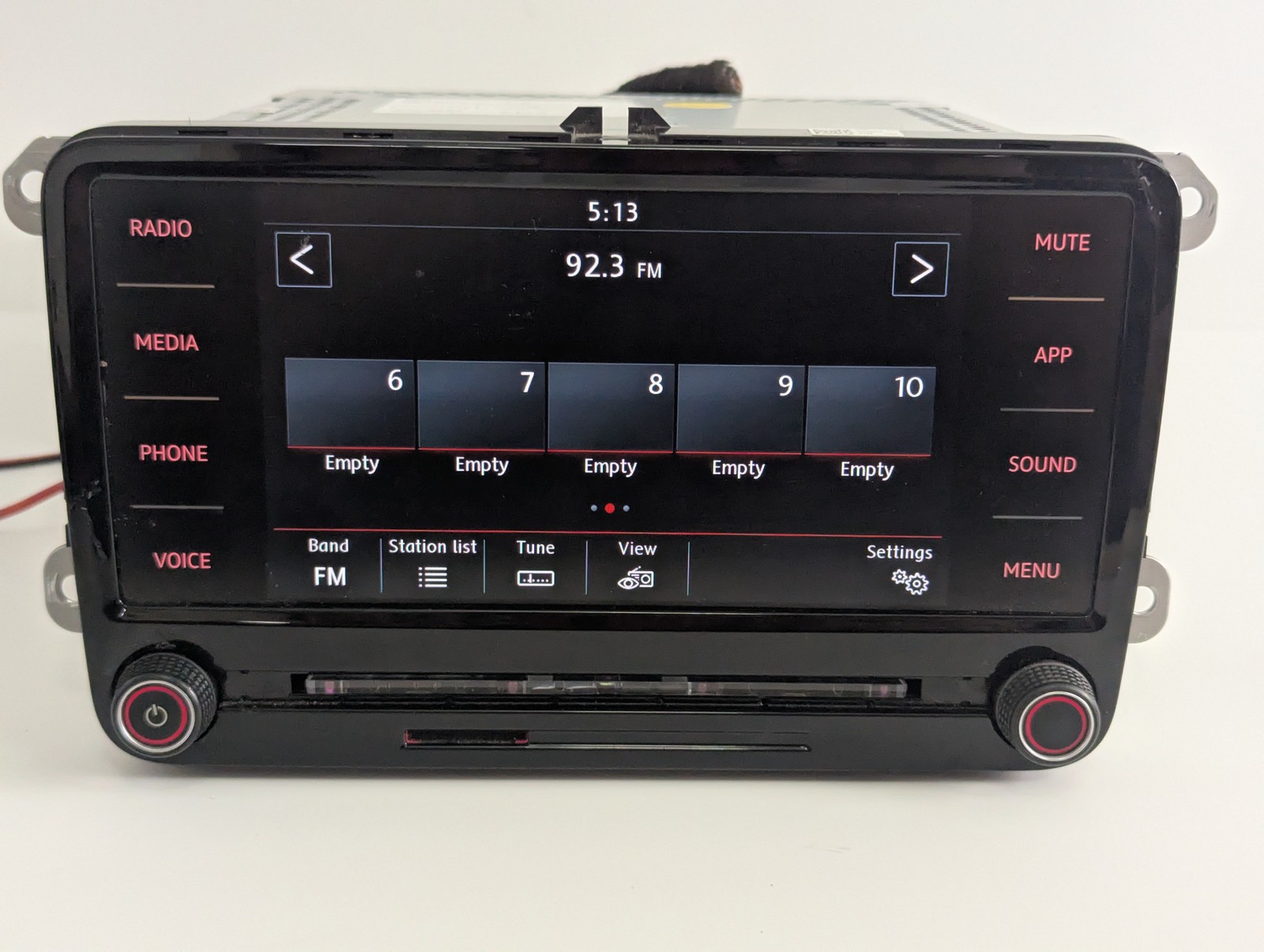 2020-2022 VOLKSWAGEN PASSAT DASH RADIO RECEIVER DISPLAY CD PLAYER HEAD UNIT OEM