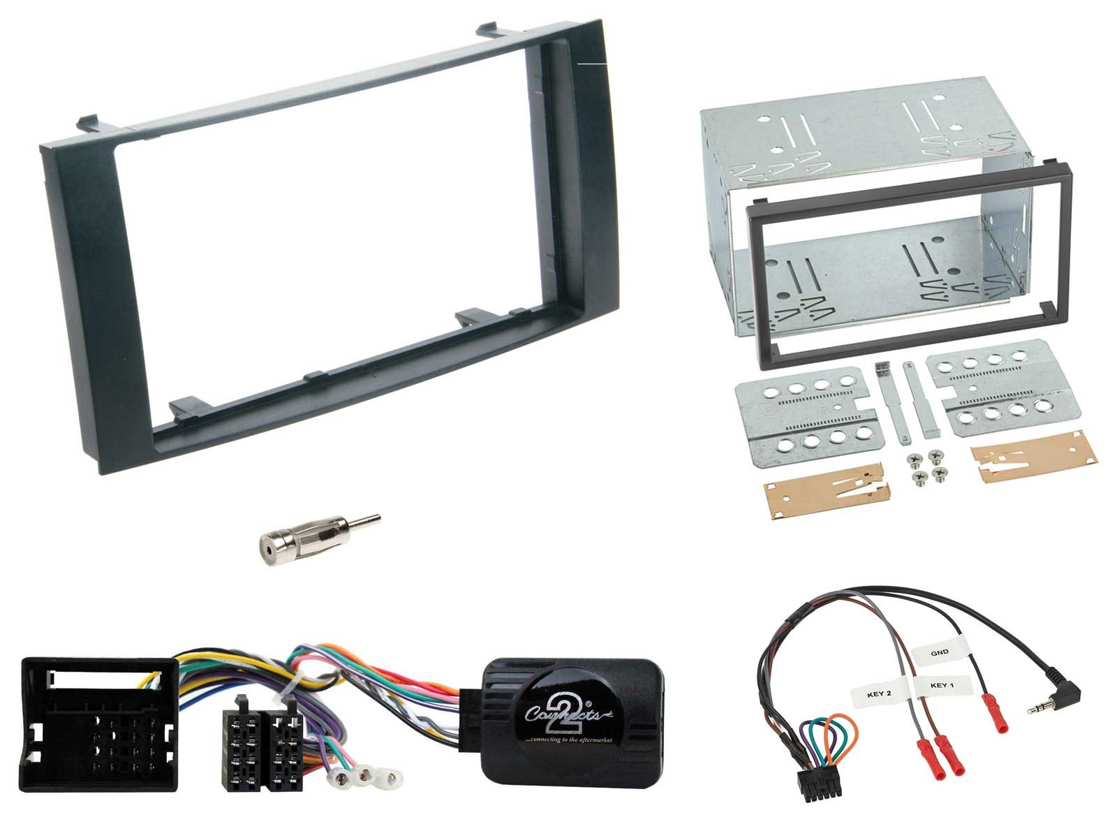 Pioneer USB Bluetooth DAB Steering Wheel 2DIN Car Stereo for VW Touareg T5 Caravelle Mul