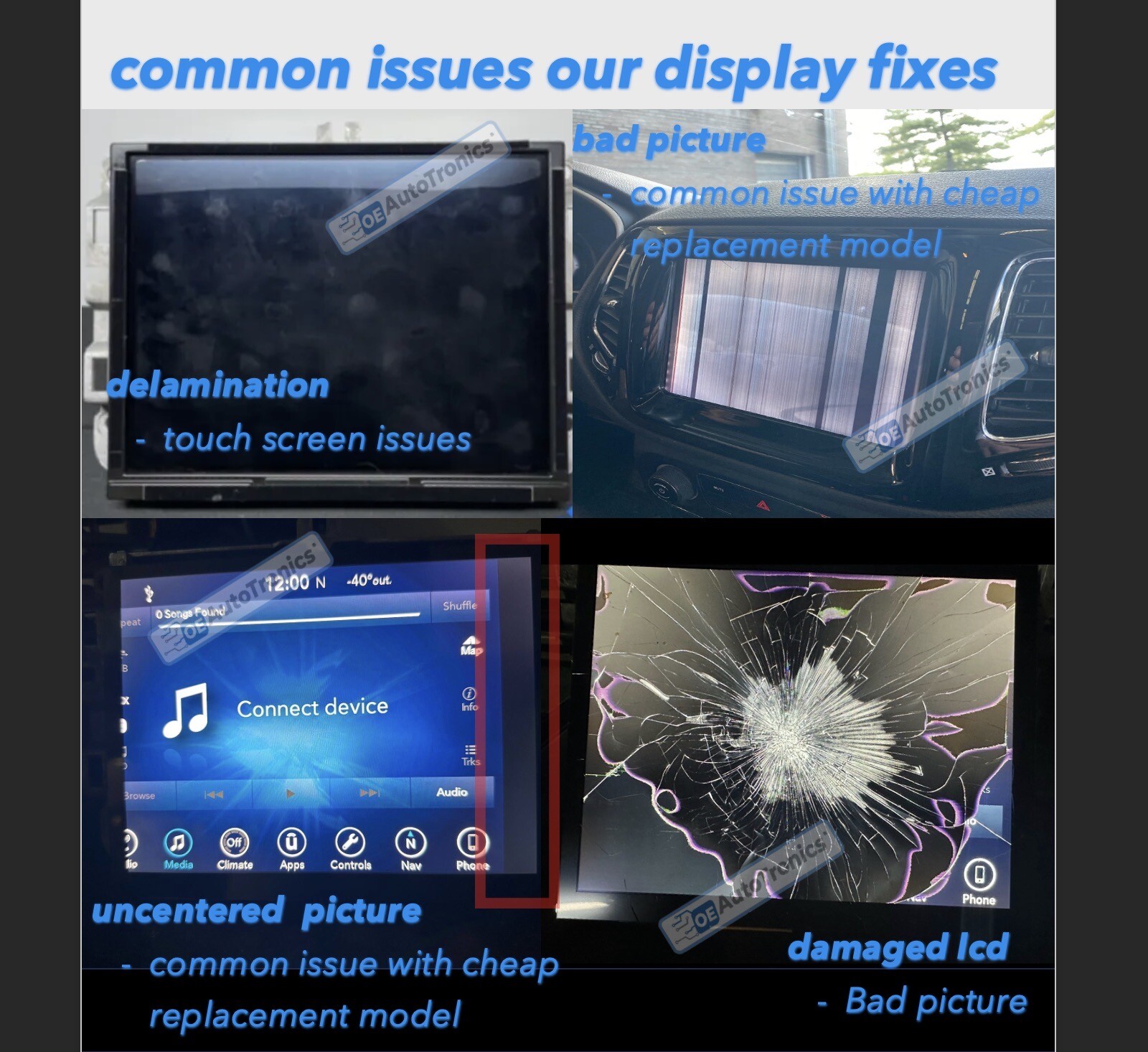 17-20 Replacement 8.4″ Uconnect 4C UAQ LCD Display Touch Screen Radio Navigation