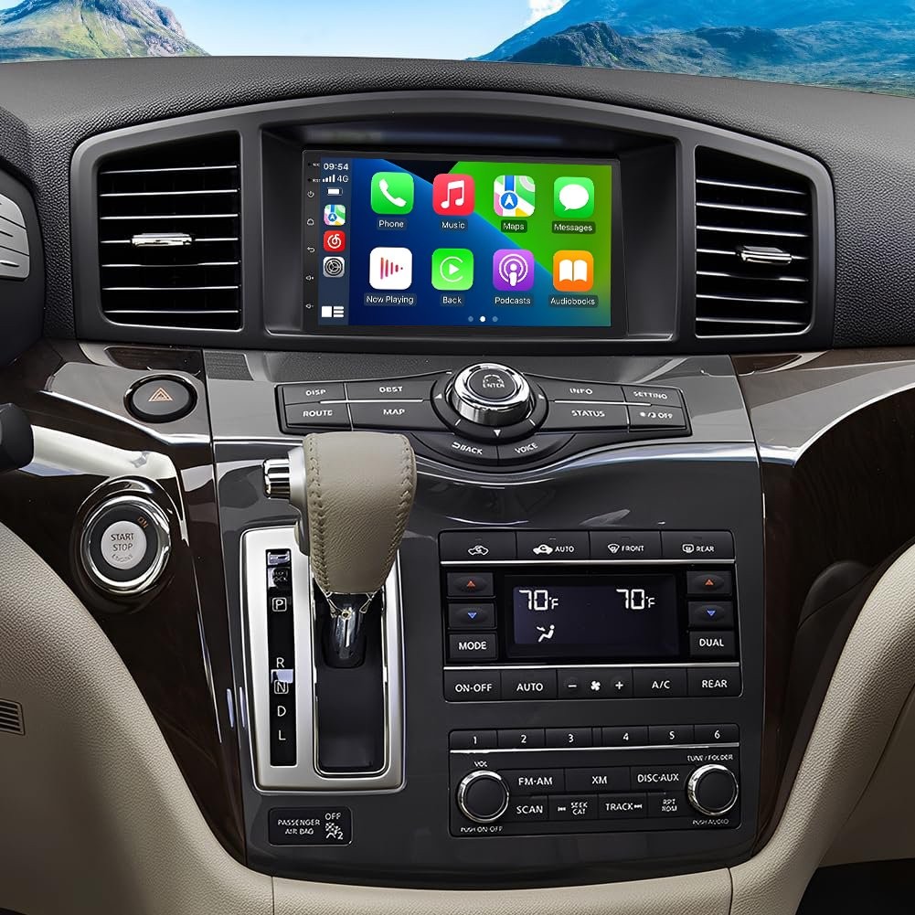 Android 15 Carplay Car Stereo Radio GPS Nav For 2011-2015 2016 2017 Nissan Quest