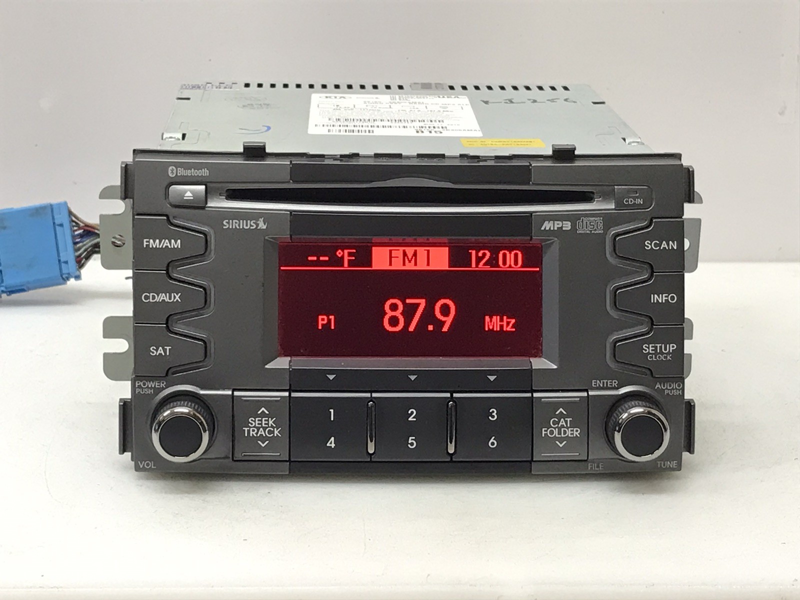 2010-2011 Kia Soul Radio Bluetooth Mp3 Cd Player 96150-2K305AMAL “KI256”