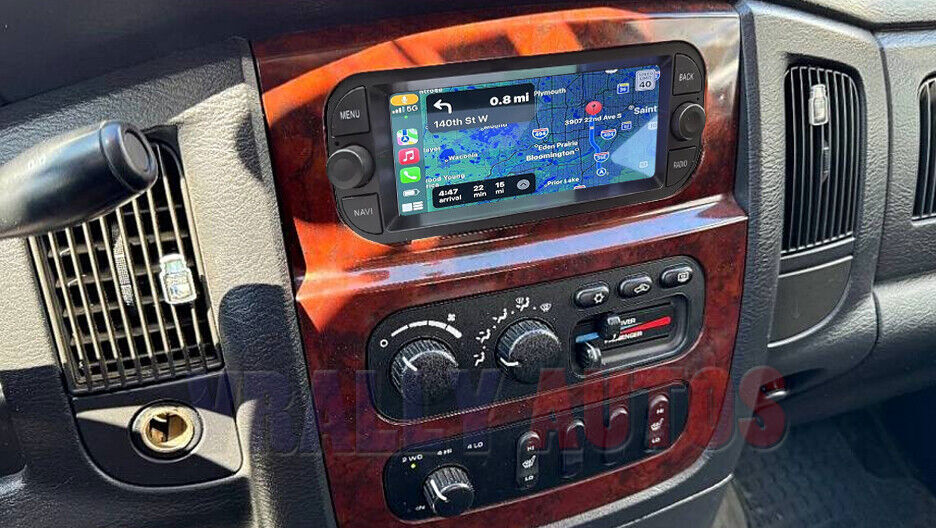 For 2002-2005 Dodge Ram Carplay Car Radio Stereo Android 13 GPS Navi 6.86 inch