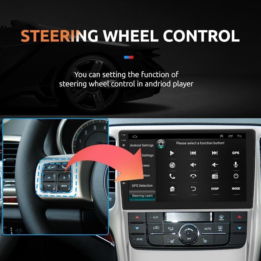 Car Radio Stereo Carplay For 2011-2013 Jeep Grand Cherokee Media Player