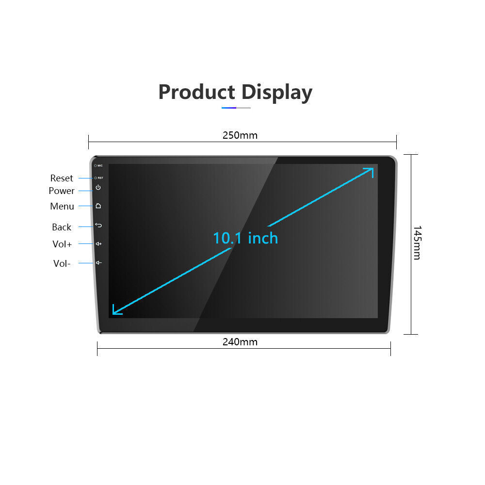 10.1″ Android 12 Car Radio Stereo GPS Navi WiFi Player For Jeep Patriot Compass
