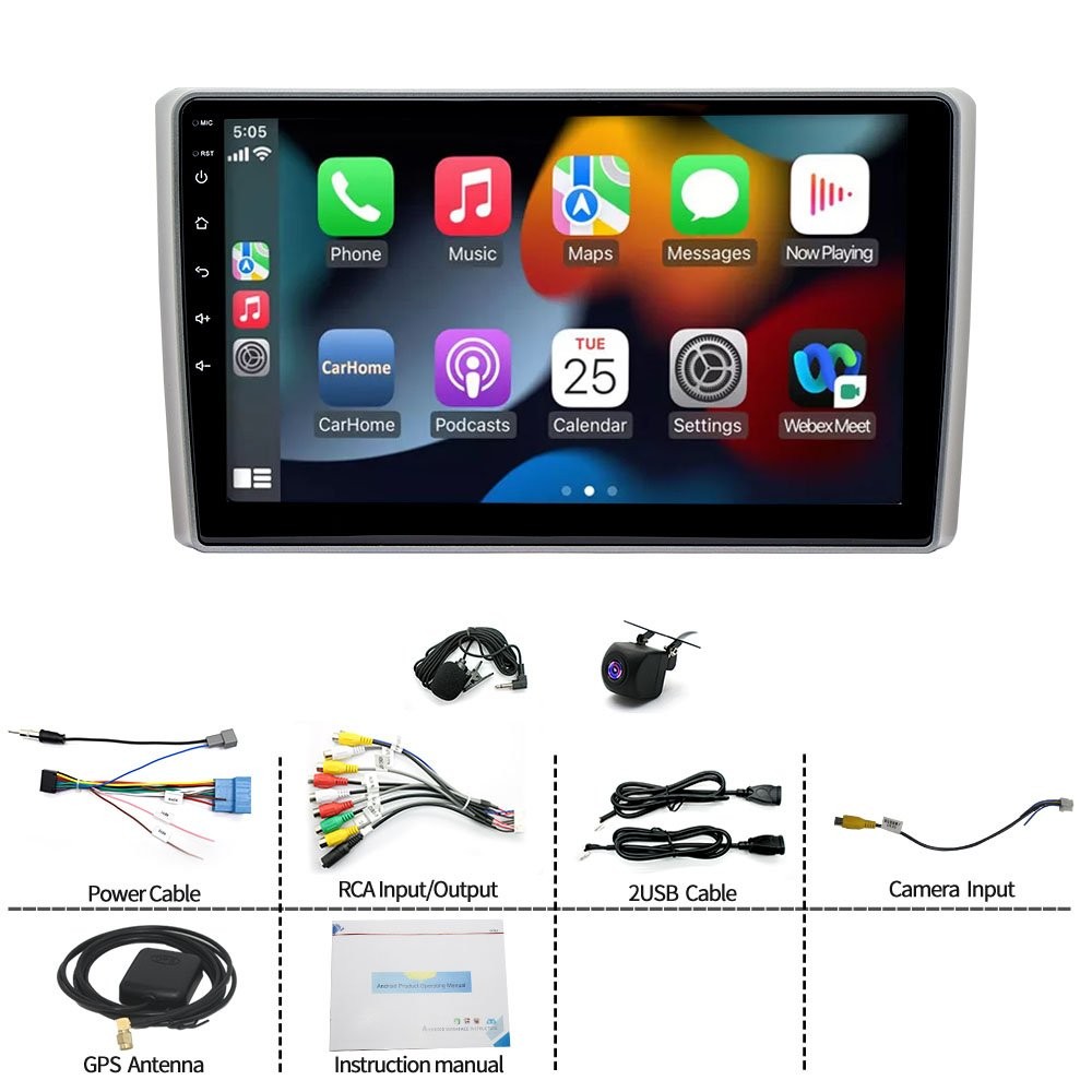 10.1″ Carplay For Honda Element 2003-2006 Car Stereo Radio GPS Navi FM RDS 4+64G