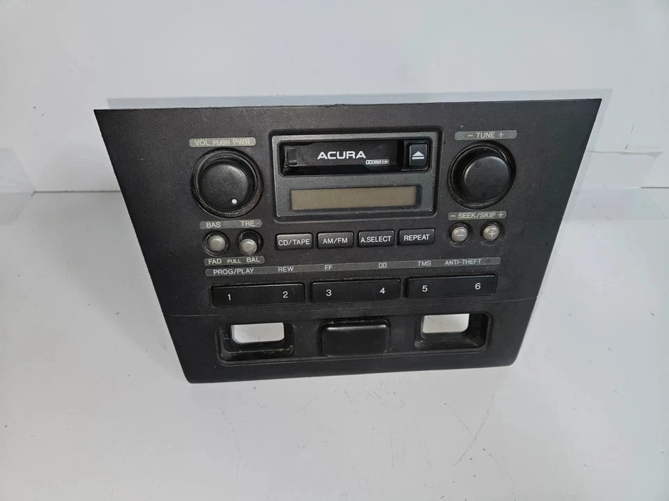1996-1998 ACURA RL RADIO AUDIO W/ CASSETTE PLAYER EQUIPMENT OEM, 638-57180