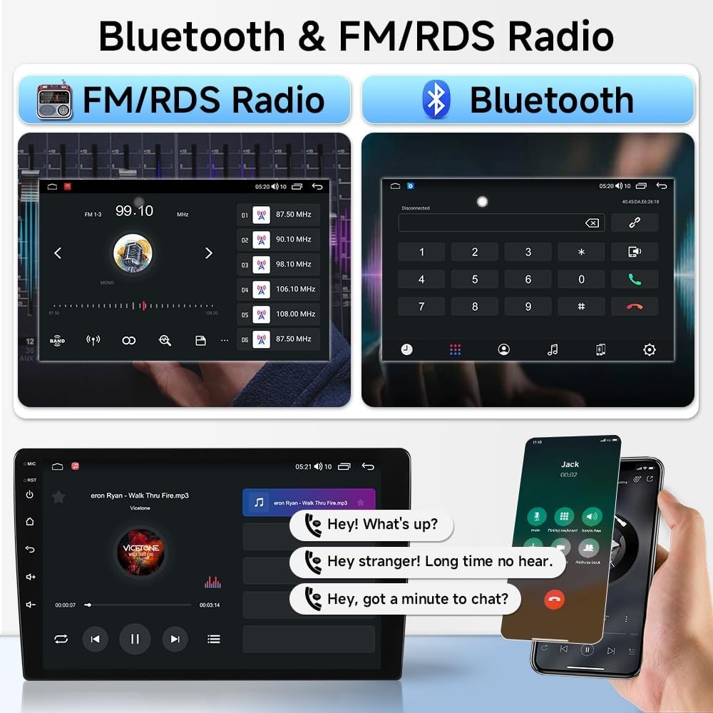 10.1″ Car Stereo Radio Benz Sprinter Freightliner W907 VS30 2019-2023 Low-end