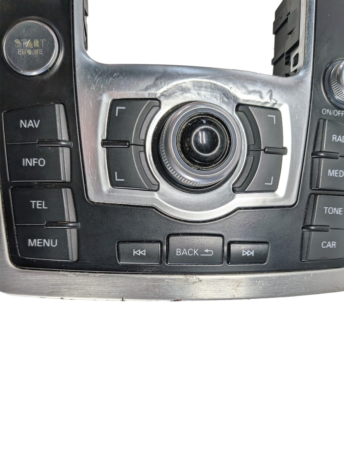 2012-2015 AUDI Q7 (4L) FRONT CENTER CONSOLE MMI MEDIA NAVIGATION CONTROL SWITCH