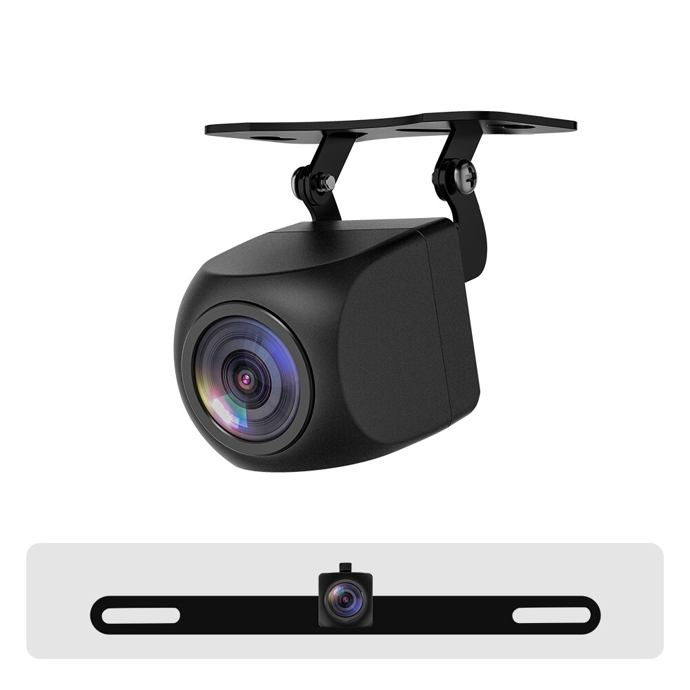 720P AHD CVBS 140° 12V HD Car Rear View Backup Camera US License Plate Frame CCD