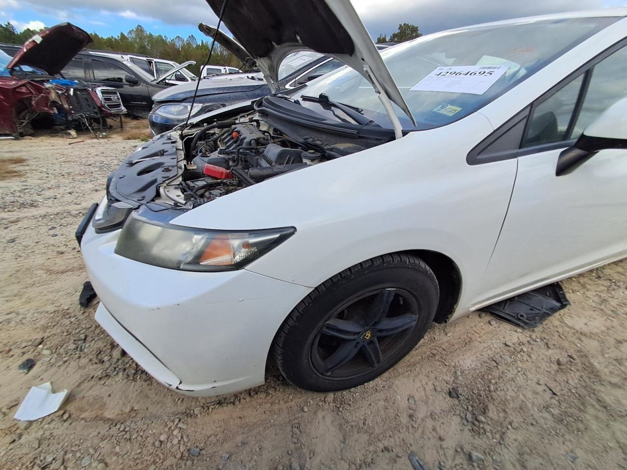 2013 Honda Civic Used Audio Receiver Display AM-FM-CD-MP3 SED 638-59529
