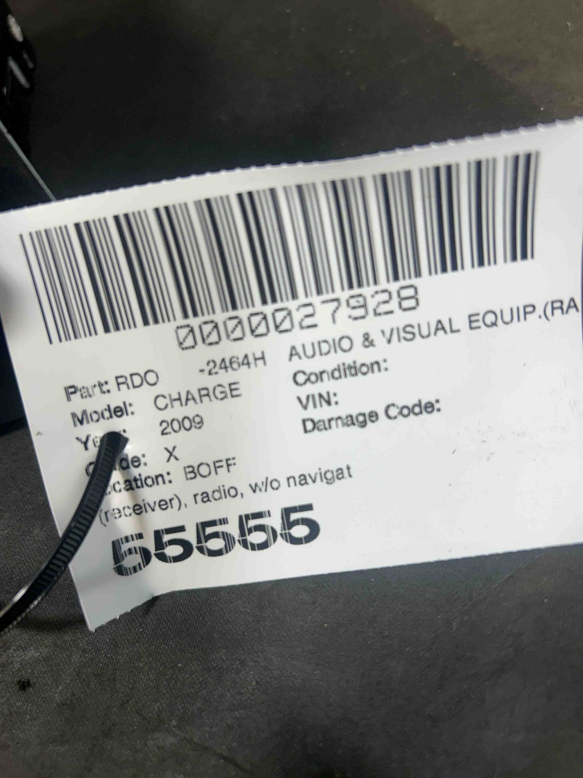 Fits 2008-2010 Dodge Charger Receiver OEM:68021161AD