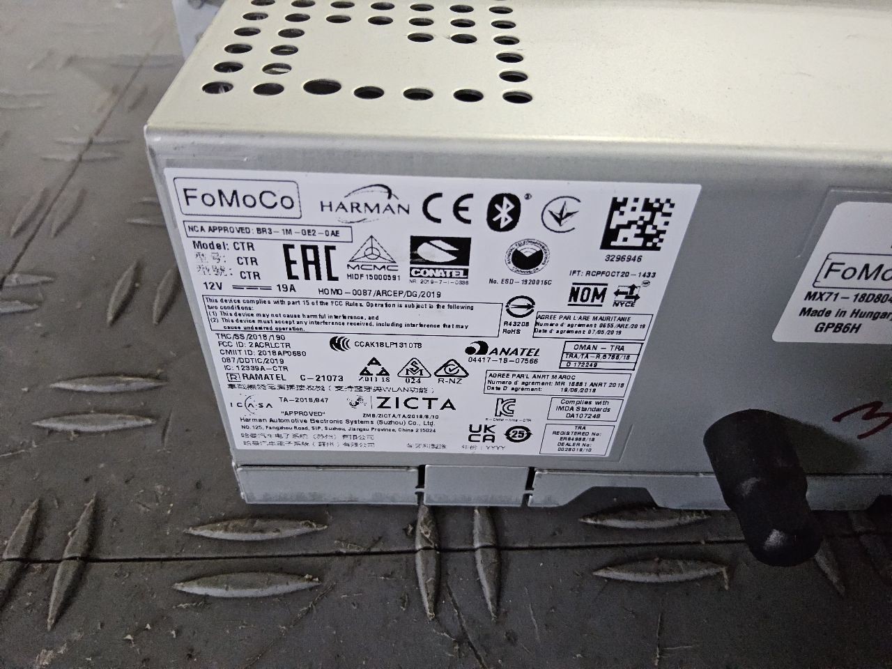 2022 Ford Maverick Radio Receiver Standard Audio System
