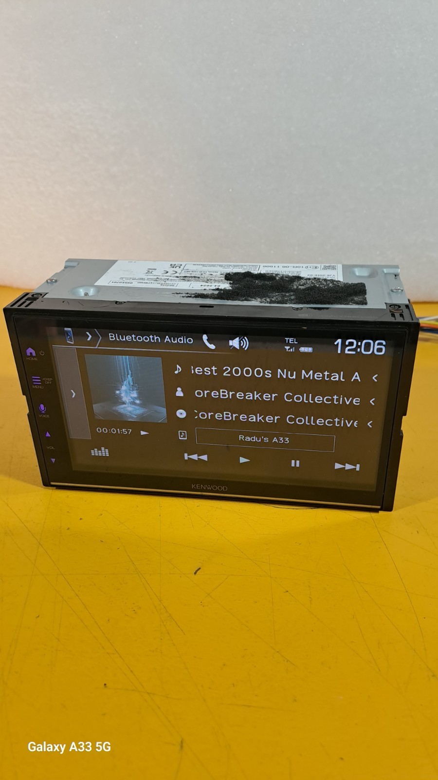 Kenwood DMX7722DABS Wireless Apple CarPlay Android Auto DAB Bluetooth Car Stereo