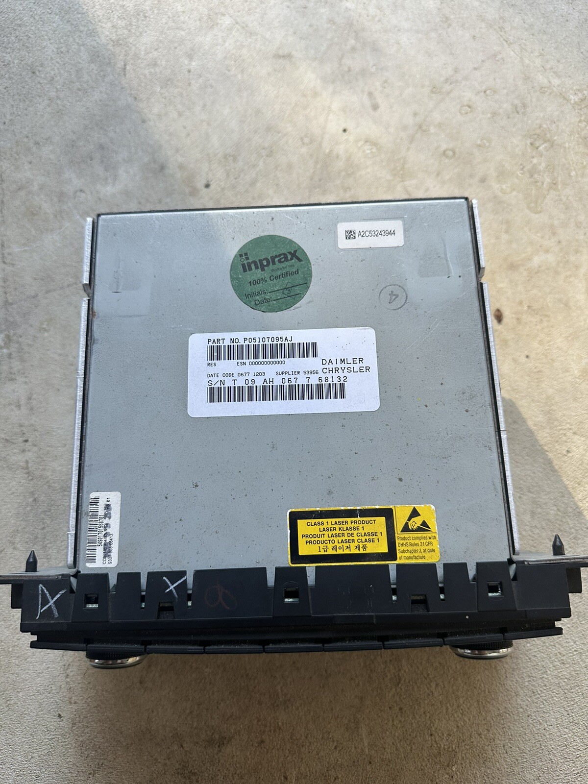 07 08 09 10 11 12 13 Chrysler Dodge Jeep CD MP3 Radio Stereo Unit P05107095AJ