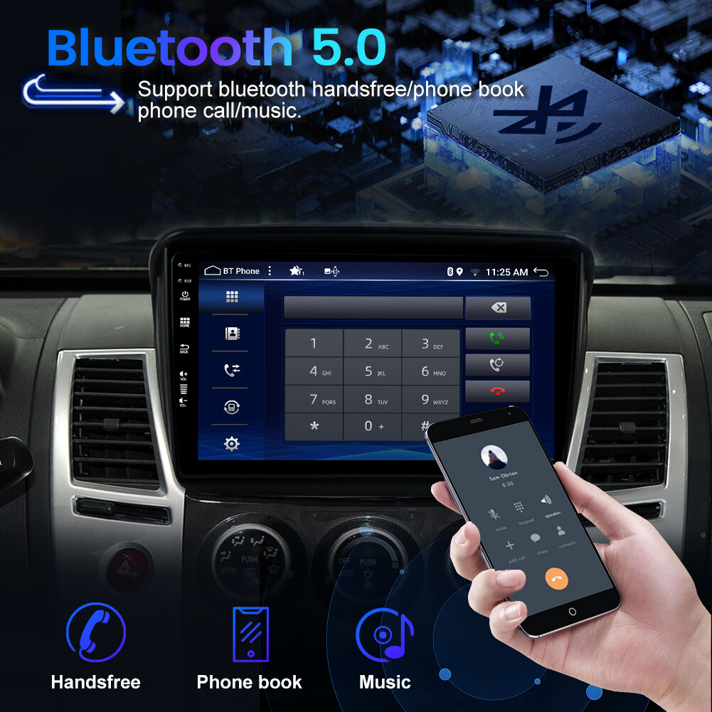 128GB Car Stereo For Mitsubishi Triton ML MN 2006-15 Android 16 GPS Navi CarPlay